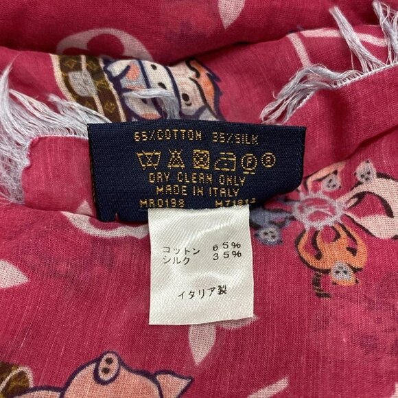 LOUIS VUITTON ethol superstition Fuchsia Others - Scarf 713-070525 - Picture 7 of 7
